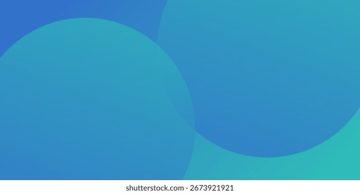 Gradient background from blue to green, abstract background, modern design