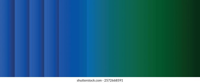 Gradient background with blue and green hues. The background features smooth transitions between blue and green, creating a soft texture. Minimal abstract gradient graphic vector background 