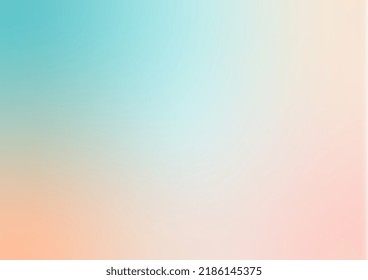 Gradient background, blue, green, pink, brown, orange color, abstract background, beach color
