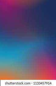 Gradient Background : Blue Purple Violet Red Orange Blue : Abstract Backgound