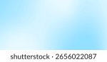 Gradient background with blue sky. Light blue color vector illustration. Abstract gradation backdrop. Design for banner, flyer, poster
