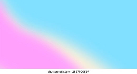 Fondo degradado, cielo azul y sombra abstracta rosa degradado, diseño de Vector de color amarillo formado entre dos lados