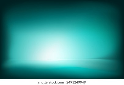 gradient background with blue turquoise color. vector illustration