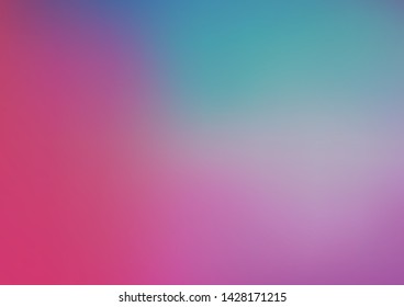 Gradient background blurred in blue, pink, purple Colorful banner template Vector graphic illustration
