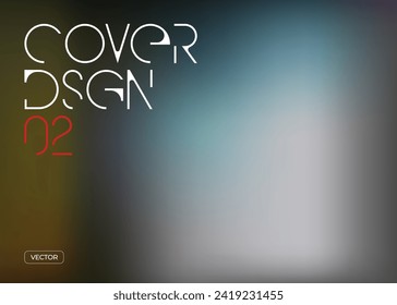 Gradient background for booklet cover, poster, brochure, banner, social media or music content