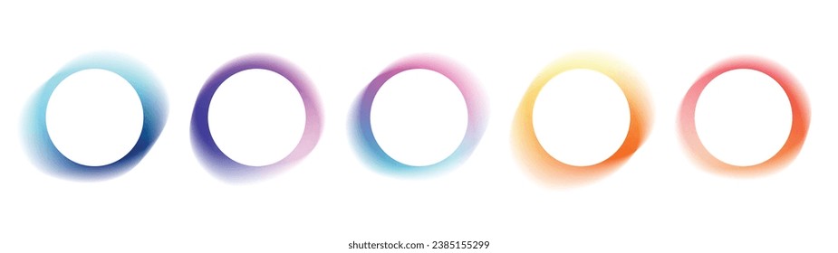 Gradient background. Circle gradient with grain noise texture fit for watercolor logo design template