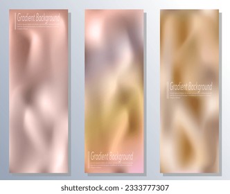 Gradient background, color blur. A set of templates for interior design, prints, decorations, creativity and web design. The basis for posters, posters, covers and creative ideas