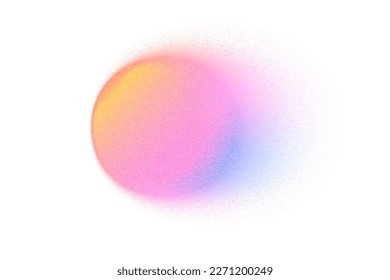Gradient background, color gradation circle with grain noise texture, vector watercolor holographic blur. Abstract color gradient blend mesh of pink purple neon iridescent colors - Shutterstock ID 2271200249