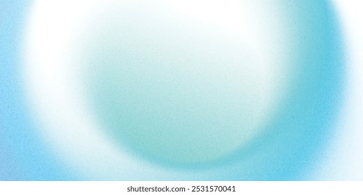 Gradient background, color gradation circle with grain noise texture, vector abstract watercolor holographic blur