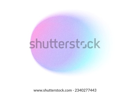 Gradient background, color gradation circle with grain noise texture, vector watercolor abstract holographic blur. Color gradient soft blend mesh of blue purple colors