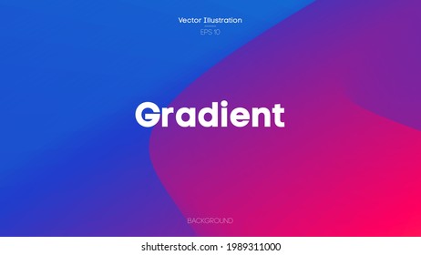 Gradient background color, vector illustration. Abstract background with fluid colors. EPS 10.