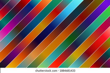 Fondo degradado con relleno colorido.