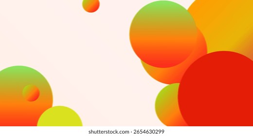 Farbverlauf-Hintergrund mit bunten Metaball-Formen. Morphing mehrfarbige Kleckse. 3D-Vektorgrafik. Abstrakter 3D-Hintergrund. Flüssige Farben. Design von Bannern oder Schildern.