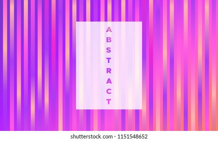 Gradient Background with Colorful Stripes. Minimal Abstract Template with Glow Effect. Simple Design in Pink Colors. EPS10 Vector. Bright Colors. Illustration with Lines. Gradient Background for Cover