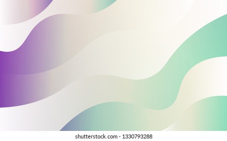 Gradient background. Colorful waves, smooth shapes. Background for Wallpaper, Web Design, Brochure, Visit Card. Vector wave pattern