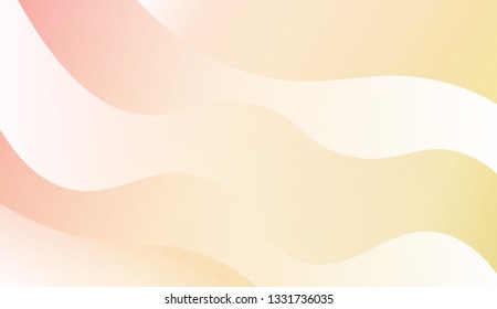 Gradient background. Colorful waves, smooth shapes. Background for Wallpaper, Web Design, Brochure, Visit Card. Vector wave pattern