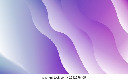 Gradient background. Colorful waves, smooth shapes. Background for Wallpaper, Web Design, Brochure, Visit Card. Vector wave pattern