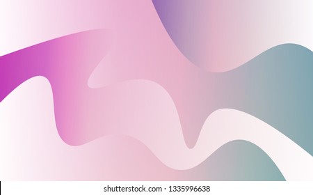 Gradient background. Colorful waves, smooth shapes. Background for Wallpaper, Web Design, Brochure, Visit Card. Vector wave pattern