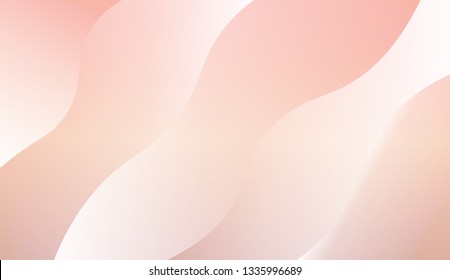 Gradient background. Colorful waves, smooth shapes. Background for Wallpaper, Web Design, Brochure, Visit Card. Vector wave pattern