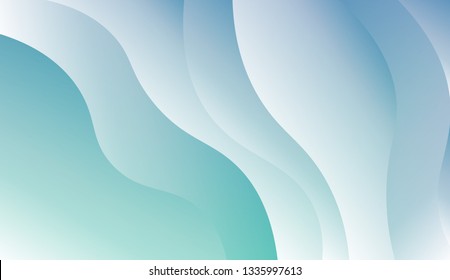 Gradient background. Colorful waves, smooth shapes. Background for Wallpaper, Web Design, Brochure, Visit Card. Vector wave pattern