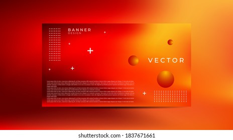 gradient background with combinations red and orange color. vector background