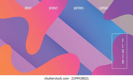 Gradient Background. Commercial Wallpaper. Plastic Paper. Flat Minimal Cover. Purple Trendy Design. Geometric Pattern. Futuristic Poster. Color Landing Page. Magenta Gradient Background