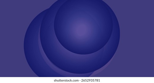 Gradient background concept circle papercut smooth color composition