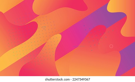 Gradient Background. Creative Presentation. Mobile Page. Wave Landing Page. Violet Bright Design. Modern Element. Tech Digital Cover. Liquid Banner. Lilac Gradient Background