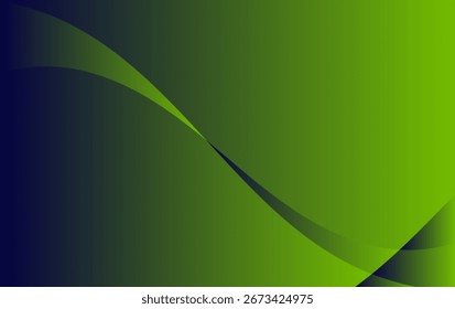 Gradient background with curved, dark-blue shapes