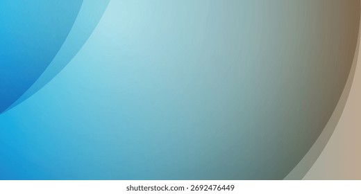 A gradient background with curved lines, transitioning from blue to beige.