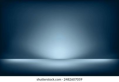 Farbverlaufshintergrund mit dunkelblauer Farbe. Vektorillustration