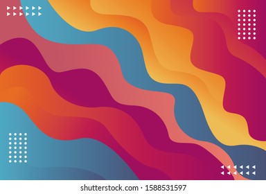 gradient background design, fluid background, colorful abstract background, vector, trendy