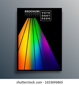 Gradient background design for poster, wallpaper, flyer, brochure cover, typography or other printing products. Vector illustration.