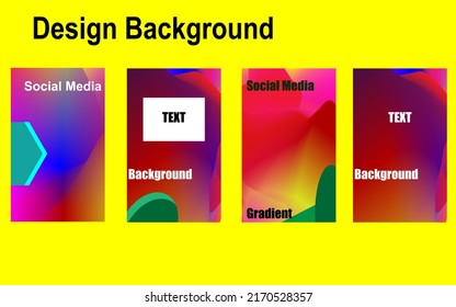Diseño de fondo degradado para plantillas de medios sociales, páginas de inicio y diseño de interfaz de usuario