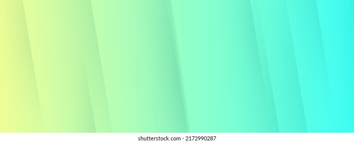 Gradient background with diagonal lines. Green backdrop with lines with shadows. Modern abstract vector design template