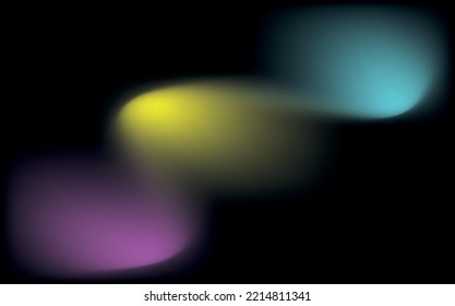 Gradient background and different colors  Wallpaper and three  dimensional gradient effect  Pink  yellow   light blue colors 