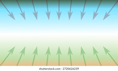 Gradient Background with directional arrows. Great for graphic design projects needing flow direction, motion, or navigation indicators.