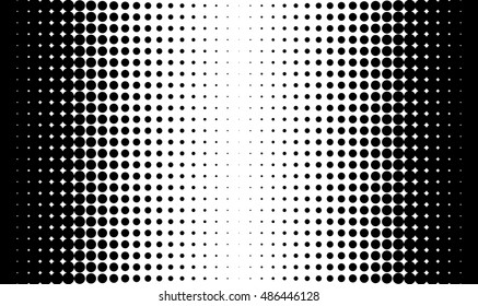 Gradient background with dots Halftone dots design Light effect Seamless pattern Vector isolated object for website, card, poster