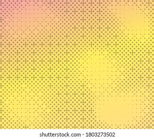 Gradient background with dots. Halftone wallpaper. Dotted panel/ Vector illustration