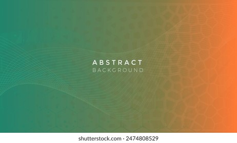 Gradient background with effect on circles