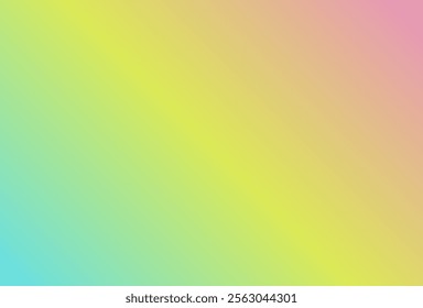 A gradient background features soft pastel hues transitioning from pink to yellow, green, and light blue, creating a fresh and vibrant spring-like ambiance.