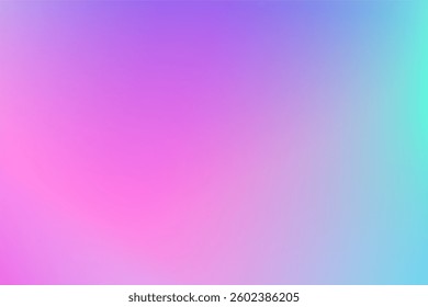 Gradient background featuring a blend of pink, purple, and teal colors, creating a soft and vibrant atmosphere suitable for artistic design, modern visuals, and creative digital presentations.