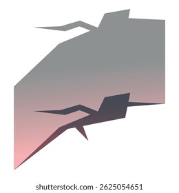 Gradient background featuring cracks spreading outward, suggesting damage or decay