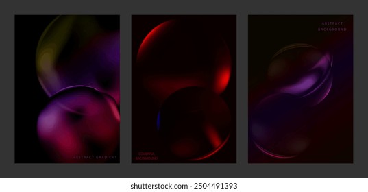 Gradient background. Flower arrangement in any style. Template for social media, poster, cover, banner, interior design and creative idea