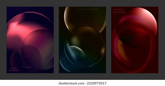 Gradient background. Flower arrangement in any style. Template for social media, poster, cover, banner, interior design and creative idea