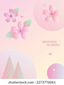 fondo degradado de flores y colores pastel