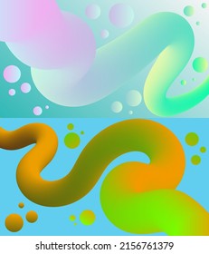Gradient background fluid effect Free Vector