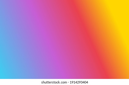 Gradient background and four colors yellow  red  purple  light blue  smooth gradation  suitable for backgrounds  web design  banners  illustrations   others