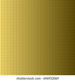 Gradient background golden texture of ordered squares