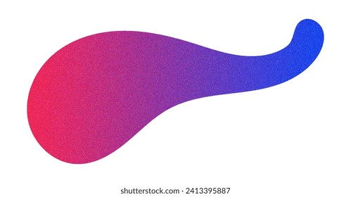 Gradient background with grain noise texture, vector abstract watercolor holographic blur. 